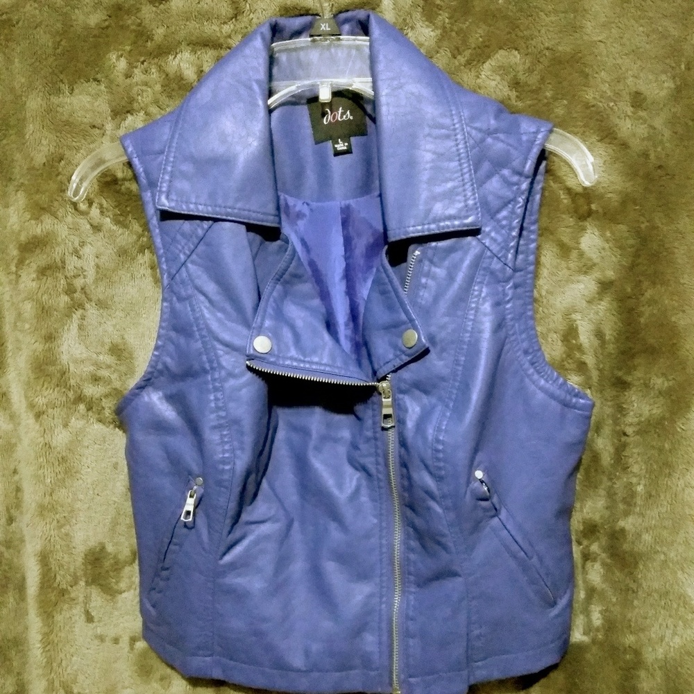 Leather vest